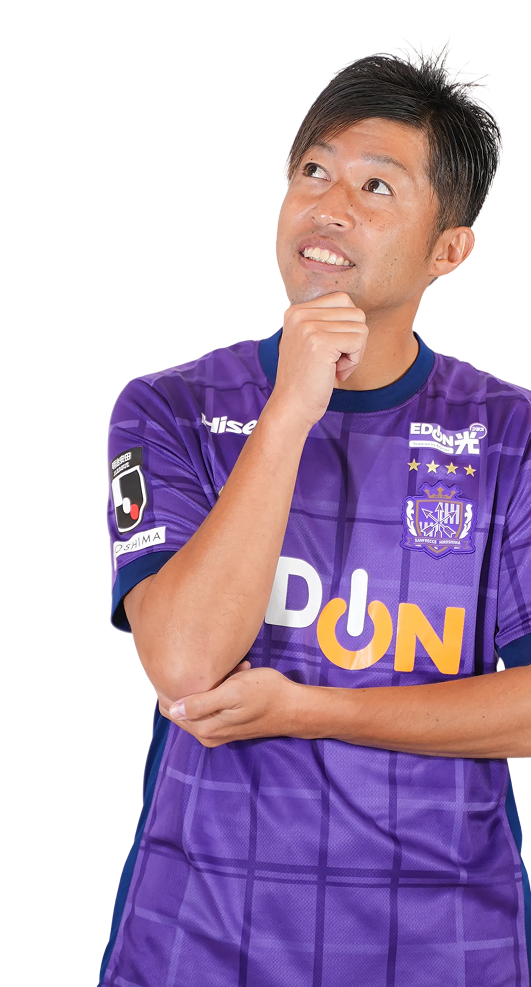 ユニフォームを着た選手